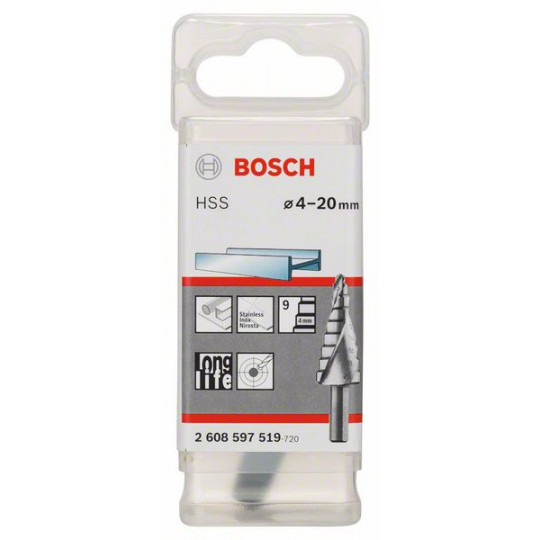 FRAISES ETAGEES HSS 4-20MM BOSCH
