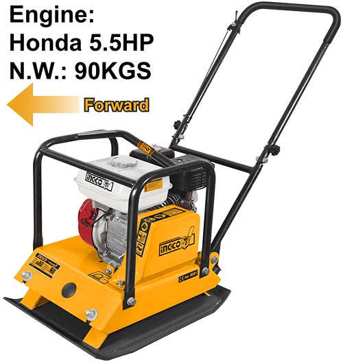 PLAQUE DE COMPACTAGE 90KGS 4,0KW MOTEUR HONDA