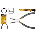 INGCO PINCE CIRCLIPS INTERIEUR A TÊTE COURBEE 180MM  [HCCP011752]