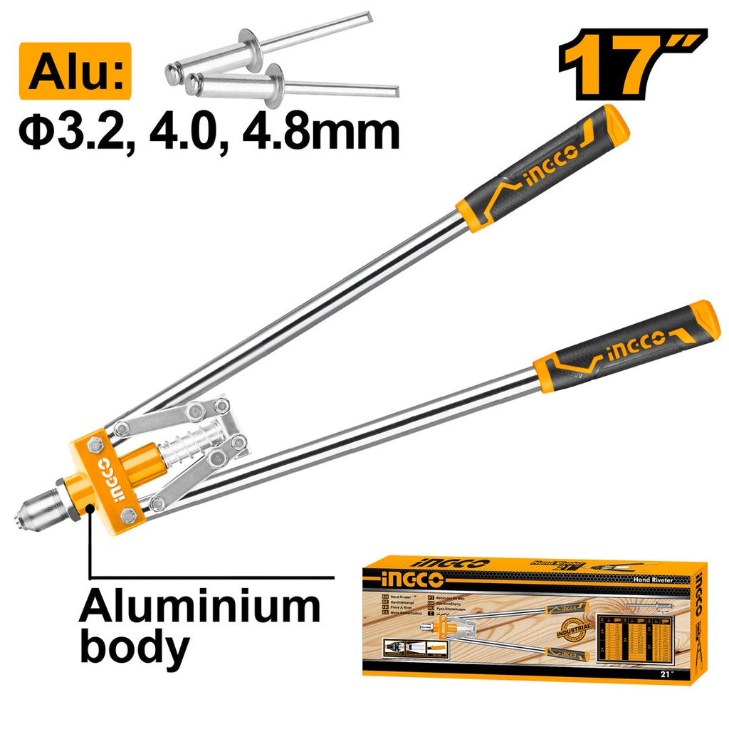 INGCO RIVETEUSE 420MM, RIVET3.2MM,4MM,4.8MM  [HR171]