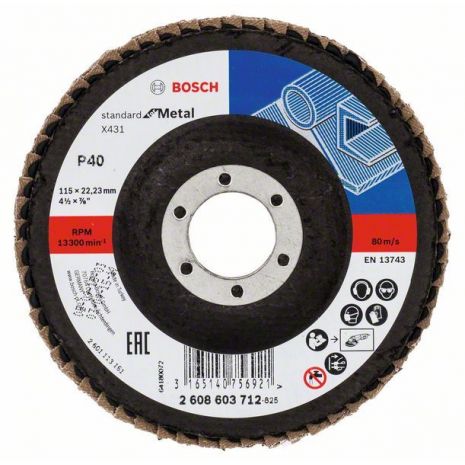 BOSCH PLAT LAMELLE 115MM G40 STAND  [2608601707]