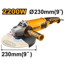 [AG220018] INGCO angle grinder 230 MM 2200W
