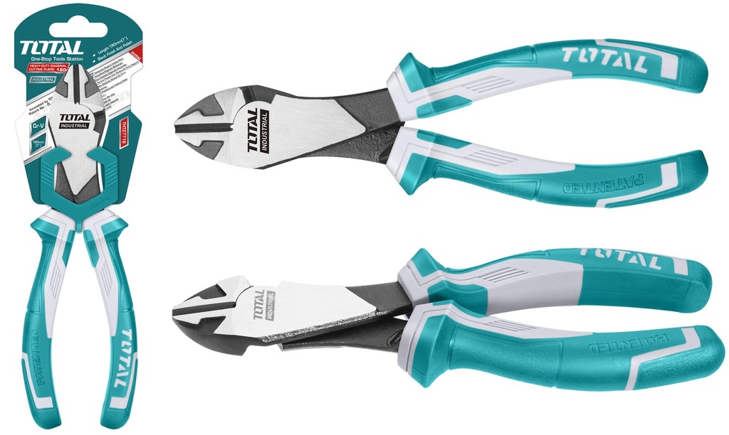 TOTAL PINCE COUPE DIAGONALE HEAVY DUTY 180MM  [THT27716]