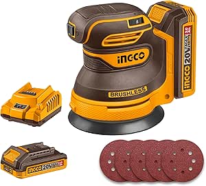 INGCO PONCEUSE ORBITALE LITHIUM20V+ 1 BATTERIE  [CROSLI20021]