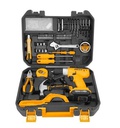 INGCO COFFRET VISSEUSE 12V + 127 OUTILS/ACCESSOIRES  [HKTHP11281]