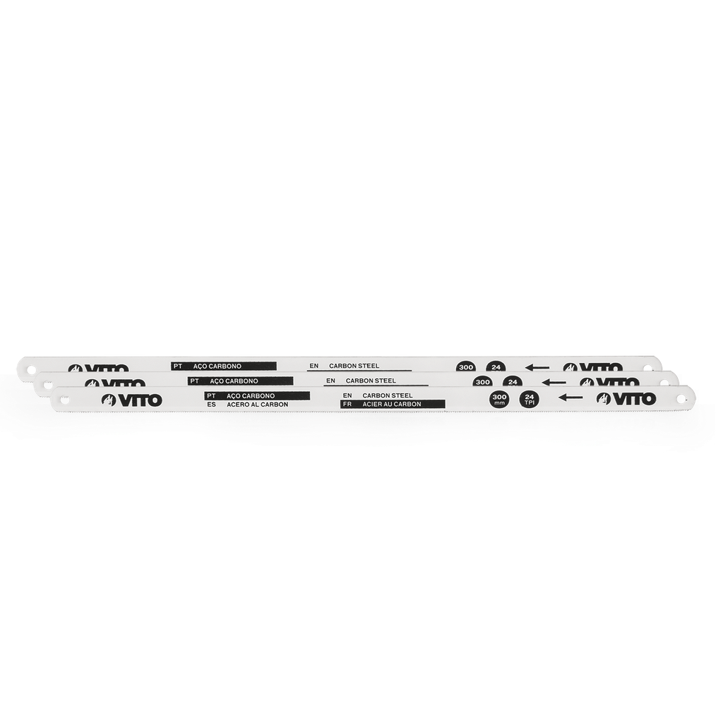 VITO JEU DE 3 LAMES POUR SCIE A METAUX NORMAL 24DPP  [VIFCFMK3B]