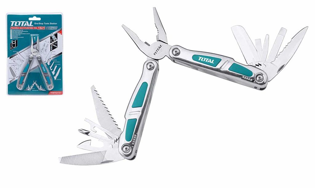 TOTAL OUTIL MULTIFONCTION PLIABLE  [TFMFT01151]