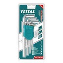 TOTAL JEU DE CLE HEXAGONALE 9PCS  [THT106191]
