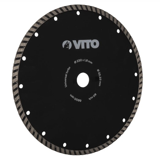 VITO DISQUE DIAMANT TURBO 230MM [VIDT230]