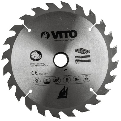 VITO LAMES POUR SCIE CIRCULAIRE 185MM [VIDC185]