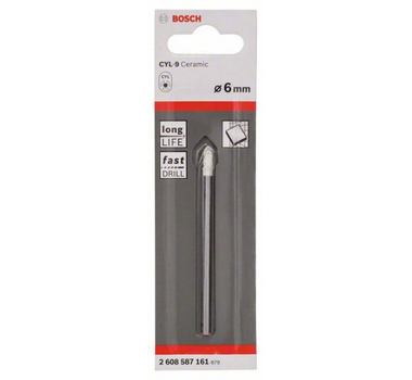 BOSCH FORET A CARRELAGE CYL-9 CERAMIC 6X80MM 6MM  [2608587161]