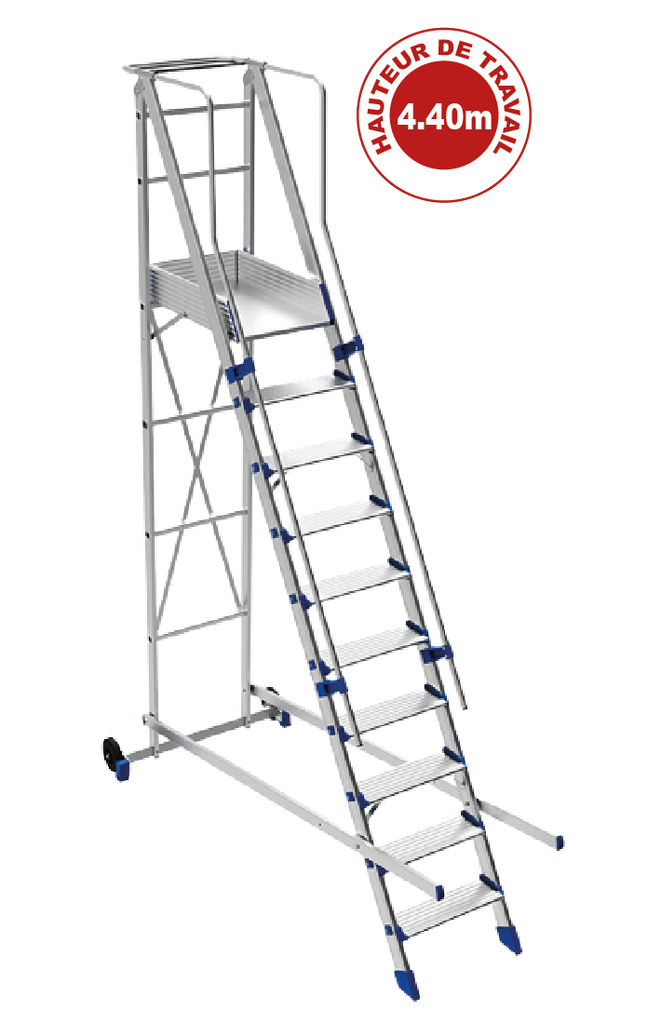 MARCHETTI ECHELLE PLATEFORME FORTEZZA 10 NORMÉ EN1004 [FORTEZZA10]