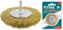 TOTAL MINI BROSSE METALLIQUE POUR PERCEUSE 2P [TAC34021]