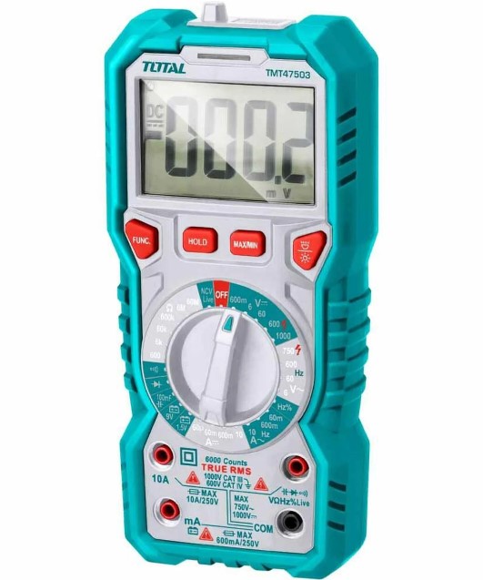 TOTAL MULTIMETRE DIGITAL 6000  