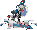 BOSCH SCIE A ONGLET RADIALE GCM 12 SDE PROFESSIONAL   [0601.B23.100]