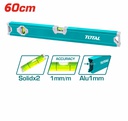 [TMT26036] TOTAL NIVEAU A BULLE EN ALUMINIUM 60CM NR 