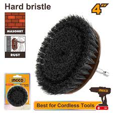 INGCO BROSSE DE NETTOYAGE 4" POUR VISSEUSE À POILS DURS   [WCBH1401]