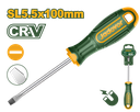 JADEVER TOURNEVIS PLAT SL5,5X100MM CRV  [JDSD1254]