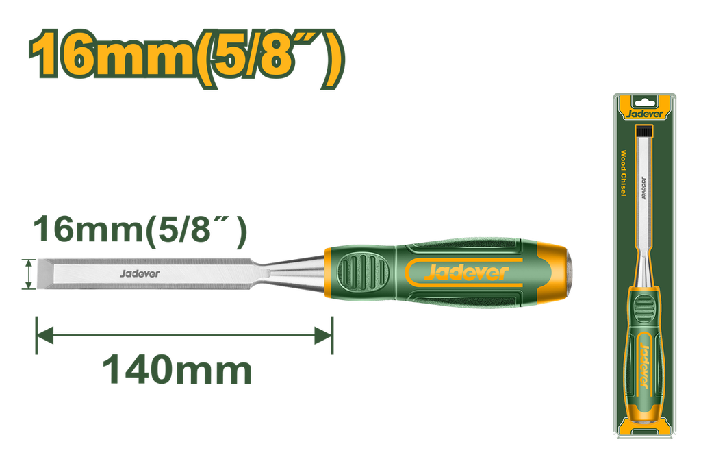 JADEVER CISEAU À BOIS 16MM [JDWC1216]