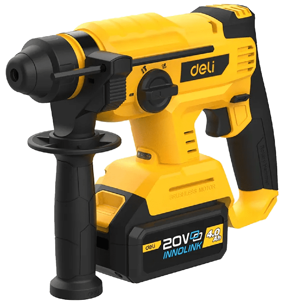 DELI Marteau perforateur lithium-ion 20V φ22mm 4.0Ah*2 [DC300]