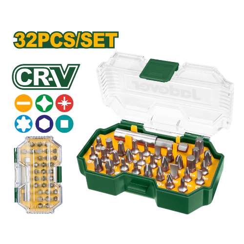 JADEVER 32 PCS JEU D’EMBOUTS DE TOURNEVIS  [JDBS3B32]
