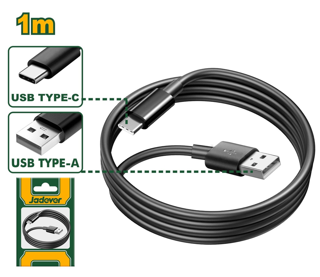 JADEVER CABLE USB TYPE-C  [JDUB1501]