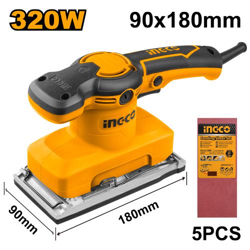 INGCO PONCEUSE VIBRANTE 90*180MM320W  [FS3216]