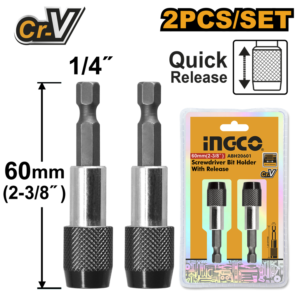 INGCO PORT EMBOUT 1/4 60MM  [ABH20601]