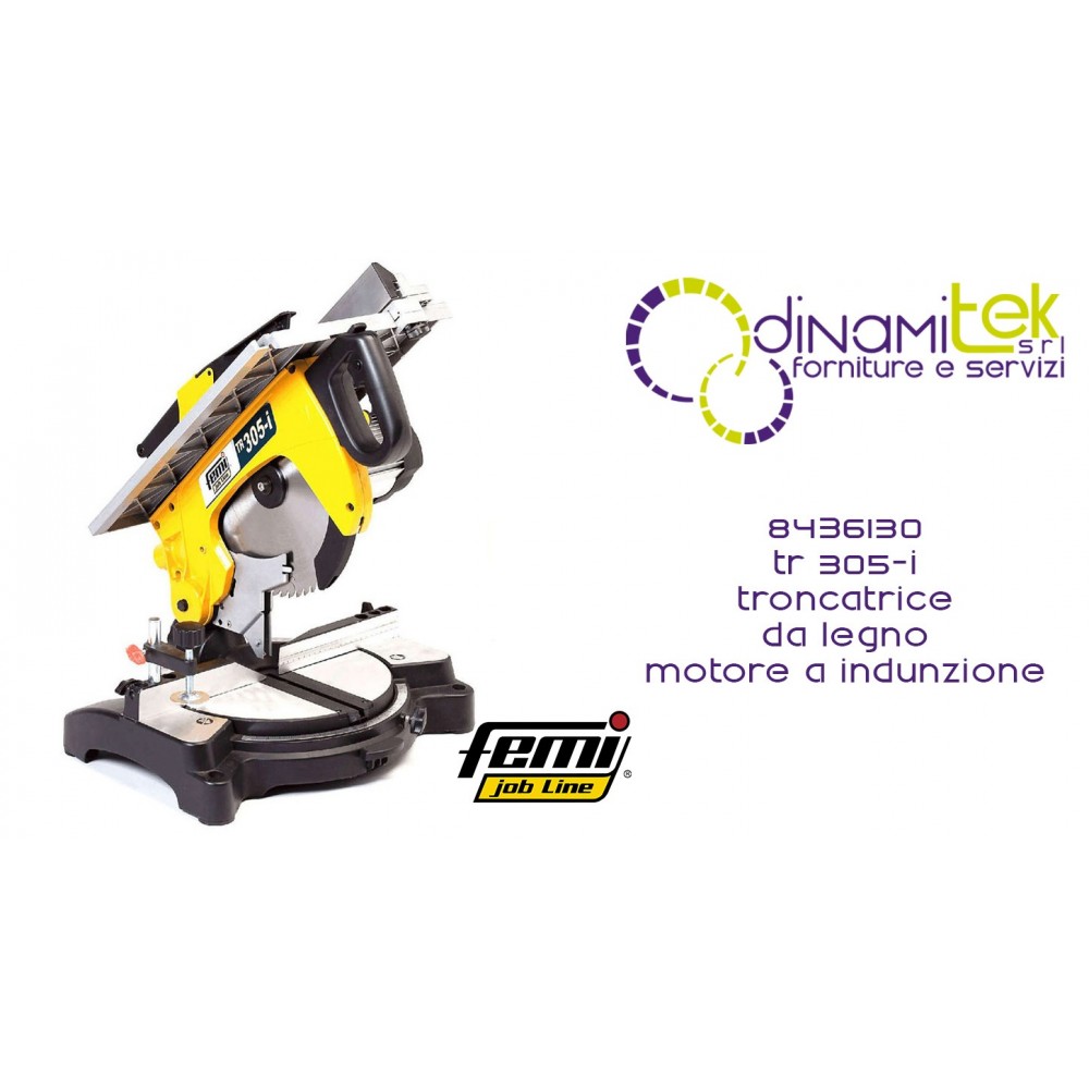FEMI TRONCONNEUSE ALUMINIUM 305MM TR305I MOTEUR INDUCTION TABLE SUPERIEUR