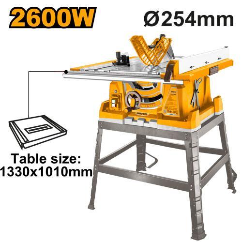 INGCO SCIE CIRCULAIRE SUR TABLE 2600W [TS26005]