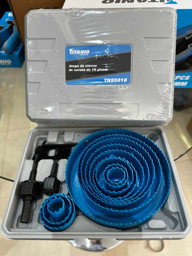 GENERIC JEU DE 16 SCIE CLOCHES TITANIO [TN95016]