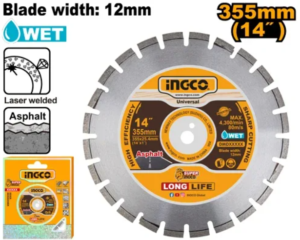 INGCO DISQUE DIAMANT POUR COUPE BETON 