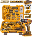 INGCO CASE DRILL 20V+166 PCS