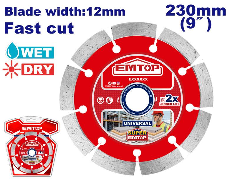 EMTOP DISQUE DIAMANT 230MM [EDDC012301]