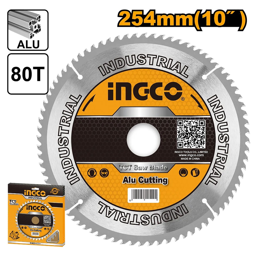 INGCO DISQUE ALU 254MM 80 DENTS  [TSB325428]