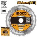 INGCO DISQUE ALU 254MM 80 DENTS [TSB325428]