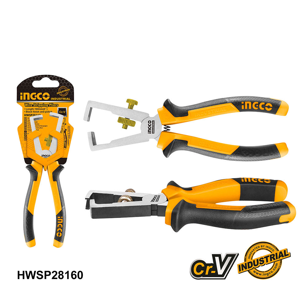 INGCO PINCES A DENUDER 160MM  [HWSP28160]
