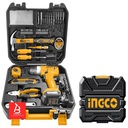 INGCO COFFRET VISSEUSE 12V + 126 OUTILS/ACCESSOIRES [HKTHP11271]