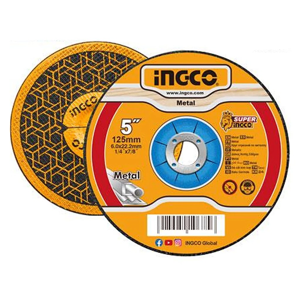 INGCO DISQUE A MEULER 125*6*22.2MM 125MM  [MGD601251]