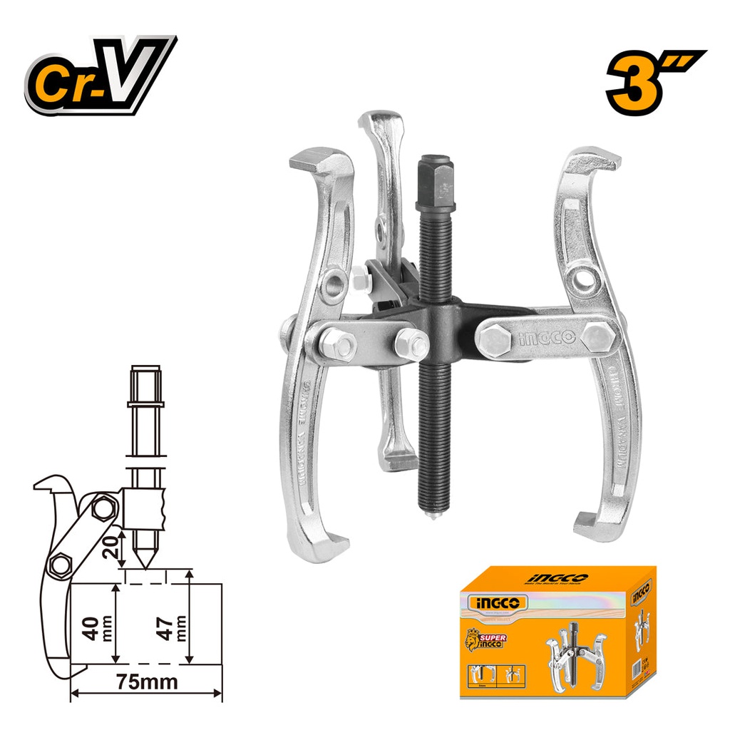 INGCO EXTRACTEUR A TROIS GRIFFES    [HGP08033]