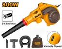 INGCO SOUFFLEUR ASPIRATEUR 800W + 4 ACCESSOIRES  [AB8038]