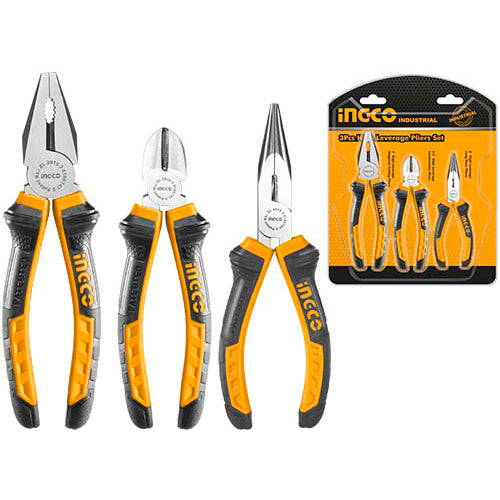 INGCO SET DE 3 PINCES SS NR  [HKPS08318]