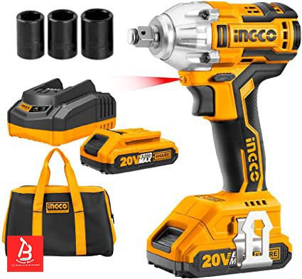 INGCO BOULONNEUSE A CHOC 20V SANS CHARBON [CIWLI2001]