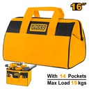 INGCO SAC A OUTILS RIGIDE, POCHES INTERNES ET EXTERNES  [HTBG28161]