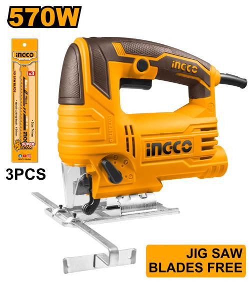 INGCO SCIE SAUTEUSE 65MM  570W+3 LAMES  [JS57028]
