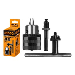 INGCO MANDRIN 13MM + ADAPTATEUR  [KC1301.1]