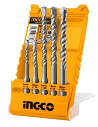 INGCO JEU DE 5 FORETS SDS PLUS  [AKD2052]