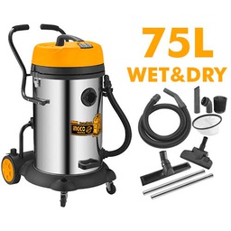 [VC24751] INGCO vacuum cleaner 2X1200W 75L
