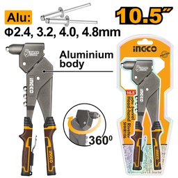 INGCO RIVETEUSE A TÊTE PIVOTANTE A 360°  [SHHR106]
