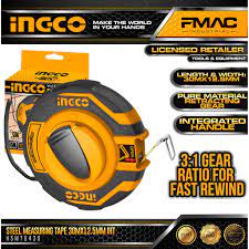 INGCO RUBAN A MESURER EN ACIER 30M [HSMT8430]
